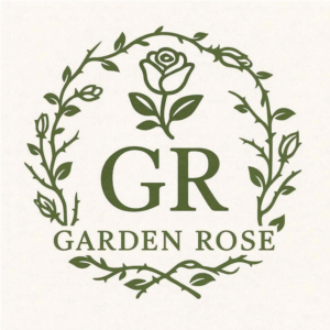 Logo Garden Rose - Jardinier paysagiste