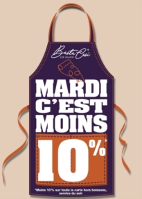 Mardi c'est -10%