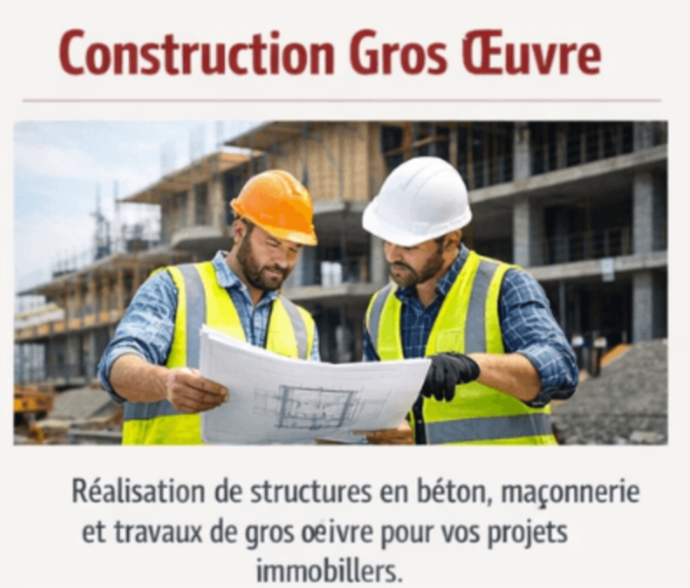 Construction & gros œuvre des bases solides pour vos projets