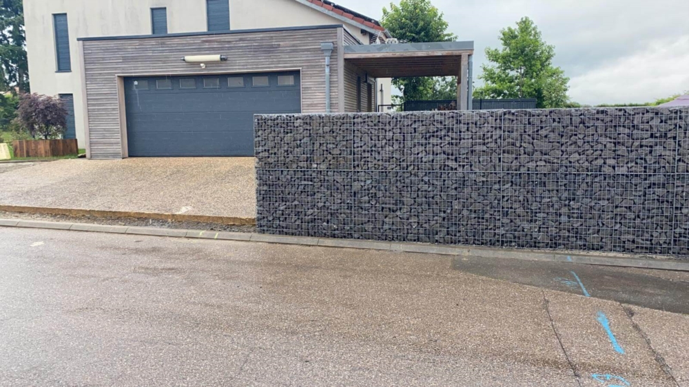 Aménagements en gabion 