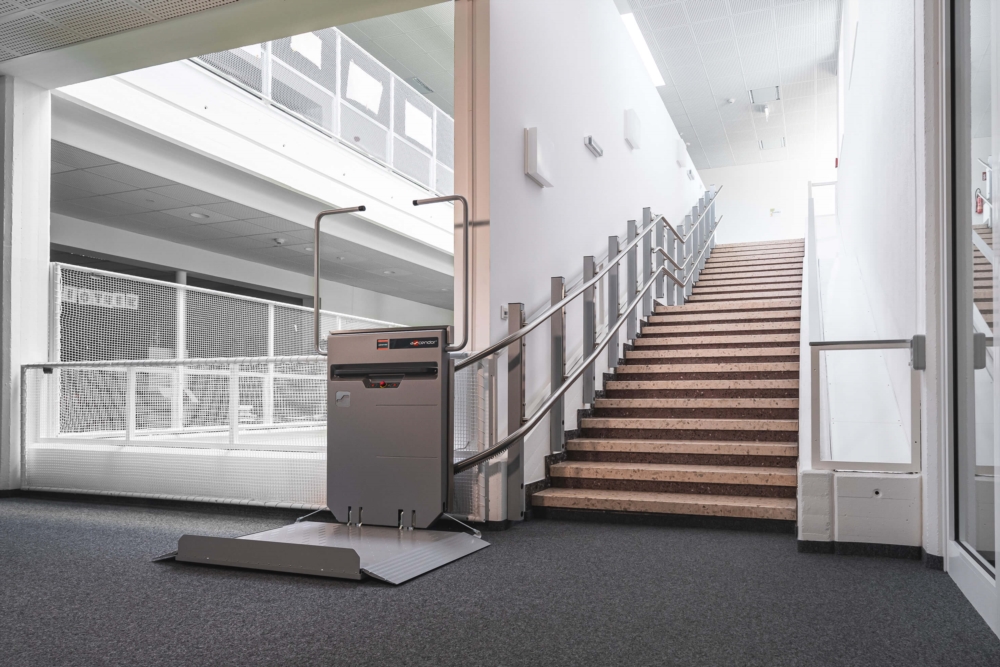Ascendor PLK8 - Plateforme escalier courbe