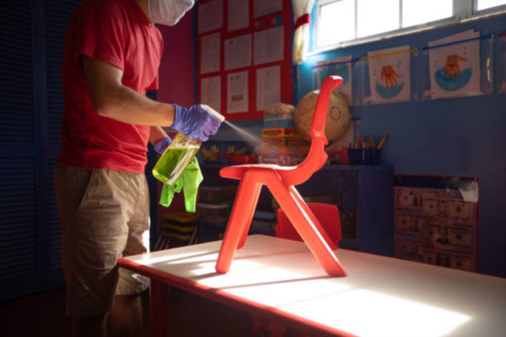 Nettoyage, entretien et désinfection des crèches