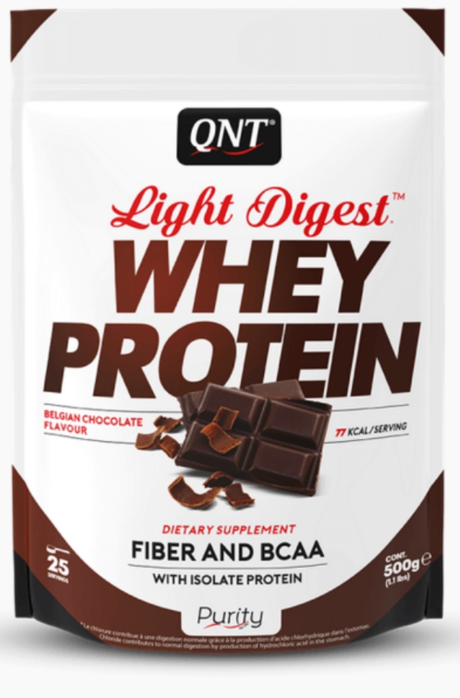 LIGHT DIGEST Whey Protein - Chocolat belge - 500 g