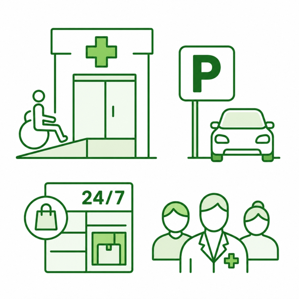 Un accès simple et pratique à votre pharmacie