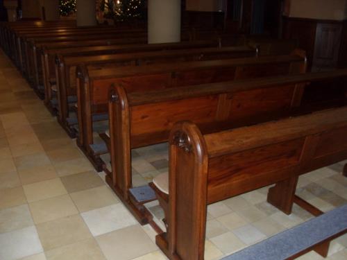 Banc d'église 
