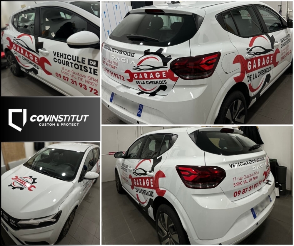 Marquage publicitaire véhicule Moselle