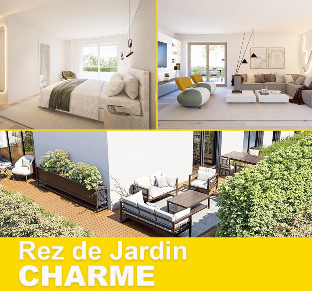 Appartement d’exception avec grand jardin privatif à vendre 