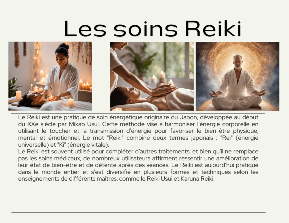 La séance de Reiki