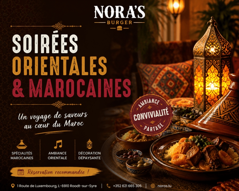 Soirées orientales et marocaines chez Nora’s Burger