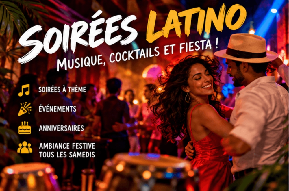 Soirées latino : musique, cocktails et fiesta !