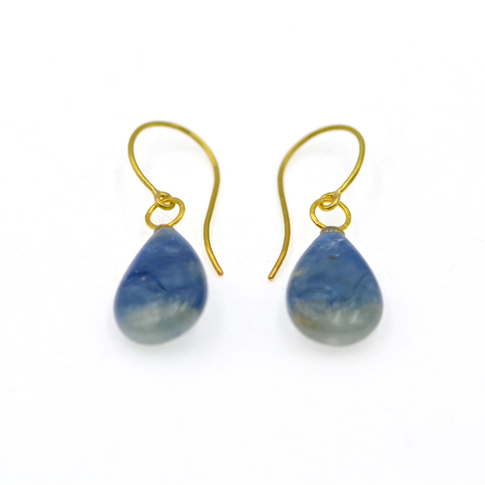 Boucles d’oreilles or et saphirs