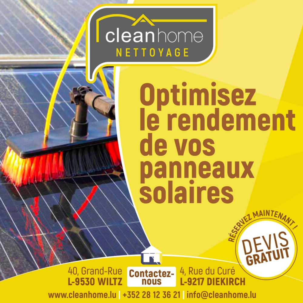 Nettoyage de panneaux solaires