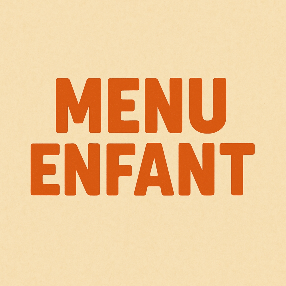Menu Enfant – 6,90 €