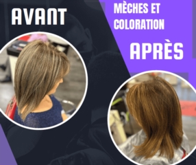 Mèches et coloration