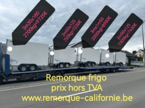 Tarif remorque Frigo