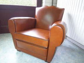 Fauteuil en cuir