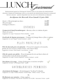 Lunch Gourmand