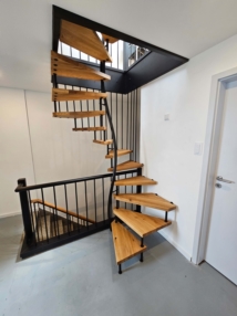 Space-saving staircases