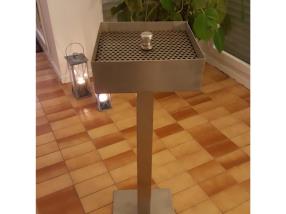 Cendrier inox