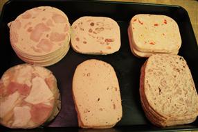 Assortiment de charcuteries