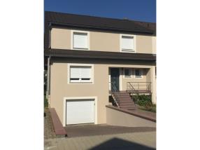 Travaux sur façade (chantier terminé de Strassen)