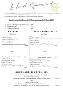 Lunch Gourmand