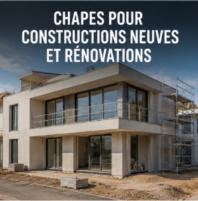 Chapes pour constructions neuves et rénovations