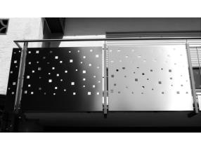 Garde-corps en acier inoxydable