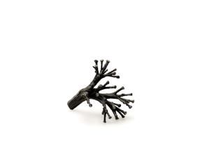 Claude Schmitz: broche BLACK TREE, arg. diamants