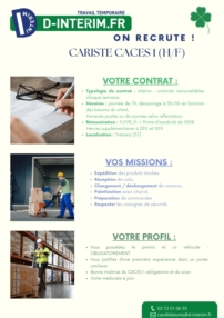 CARISTE CACES 1 (H/F)