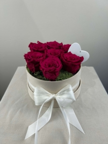 Box rose stabilisé 