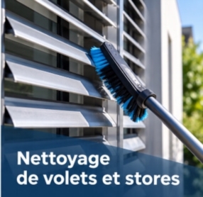 Nettoyage de volets et stores