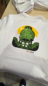 Sérigraphie quadri tee-shirt Waassertuerm