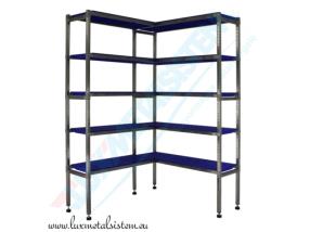 Rayonnage d'angle - Inox