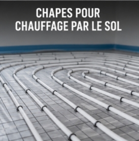 Chapes pour chauffage par le sol
