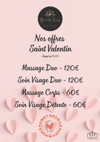 Nos offres Saint Valentin
