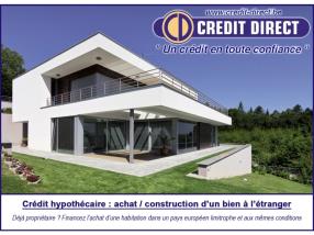 Crédit hypothécaire achat à l'étranger