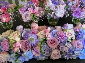 Décoration florale pour un mariage