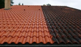 Nettoyage et démoussage de toit