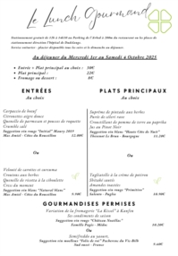 Lunch Gourmand