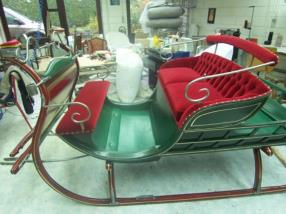 Siège ancien / traineau