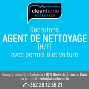 Nous recrutons!