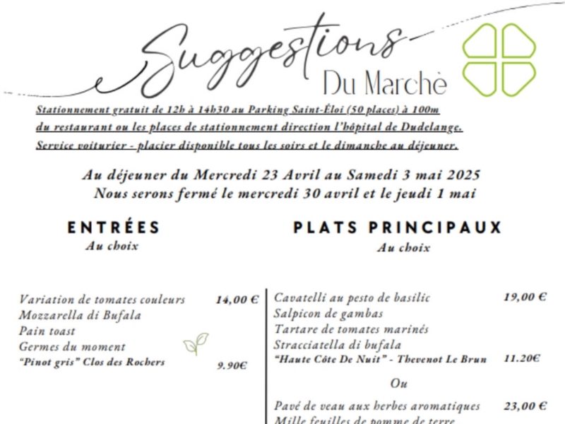Suggestions du marché
