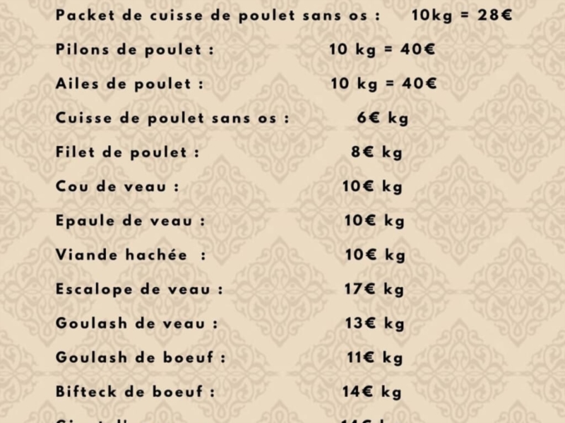 Notre carte