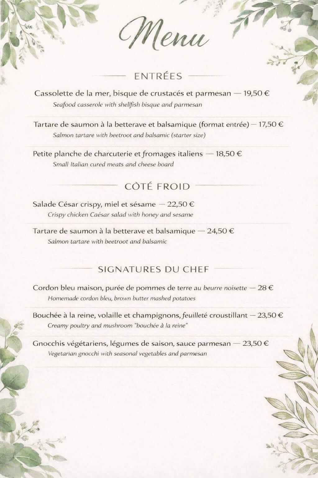 La Carte 1