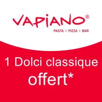 1 Dolci offert pour un plat de la nouvelle carte